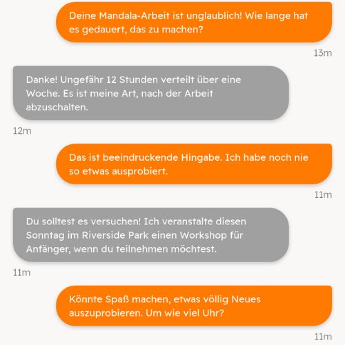 Tauschen Sie sich aus und teilen Sie Ihre Tipps