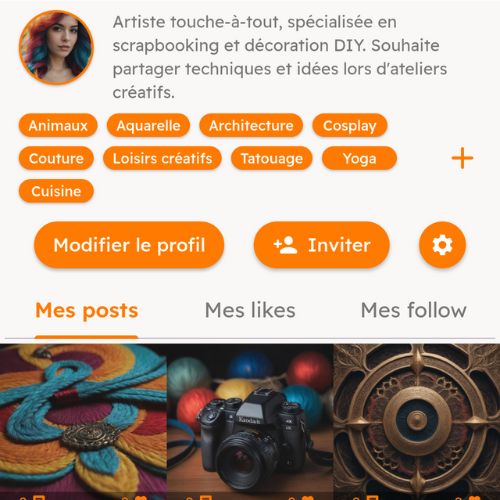 Profil personnalisé