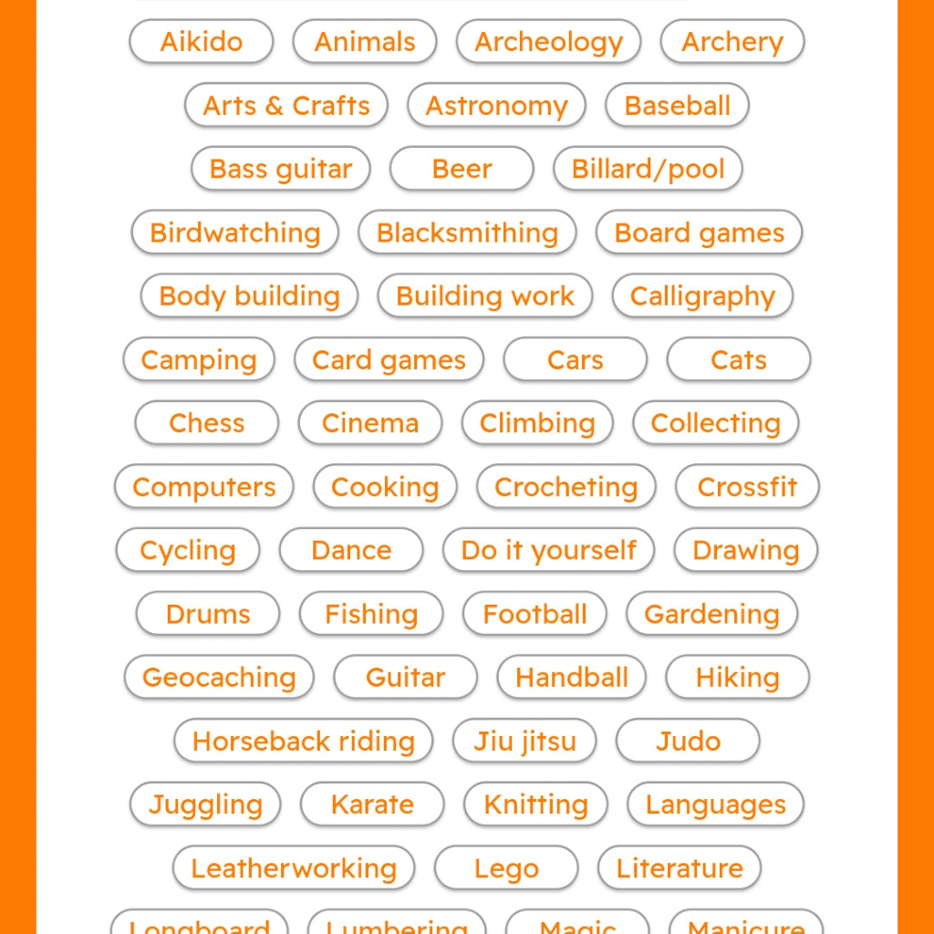 Hobbies
